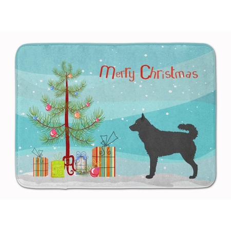 Carolines Treasures Mudi Christmas Machine Washable Memory Foam Mat BB8498RUG